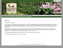 Tablet Screenshot of countrycreekhoa.com